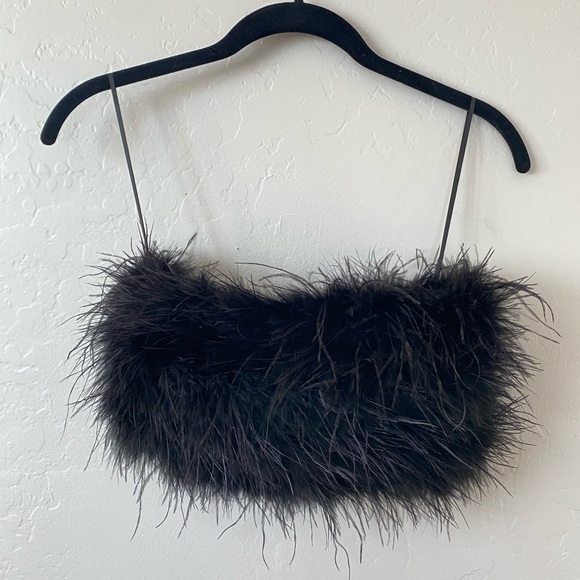 NWT WAYF Feather Tube Top - Picture 2 of 8